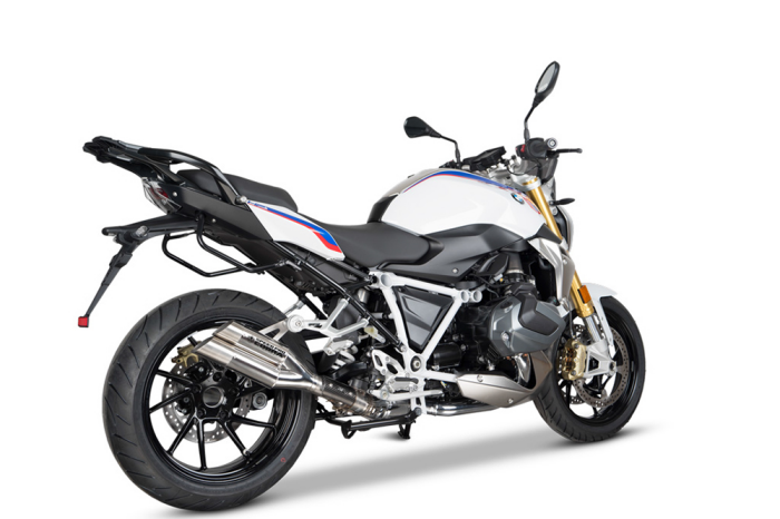 SPEEDPRO COBRA Hypershots Series 2 Slip-on Titan finish BMW R 1250 R,