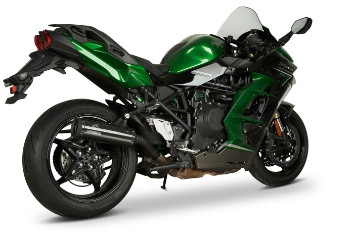 Silencieux Akrapovic Slip-On titane Kawasaki Z H2 (2020-2022